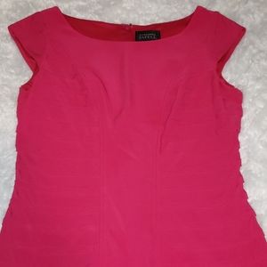 Ribbed Hot Pink Dress